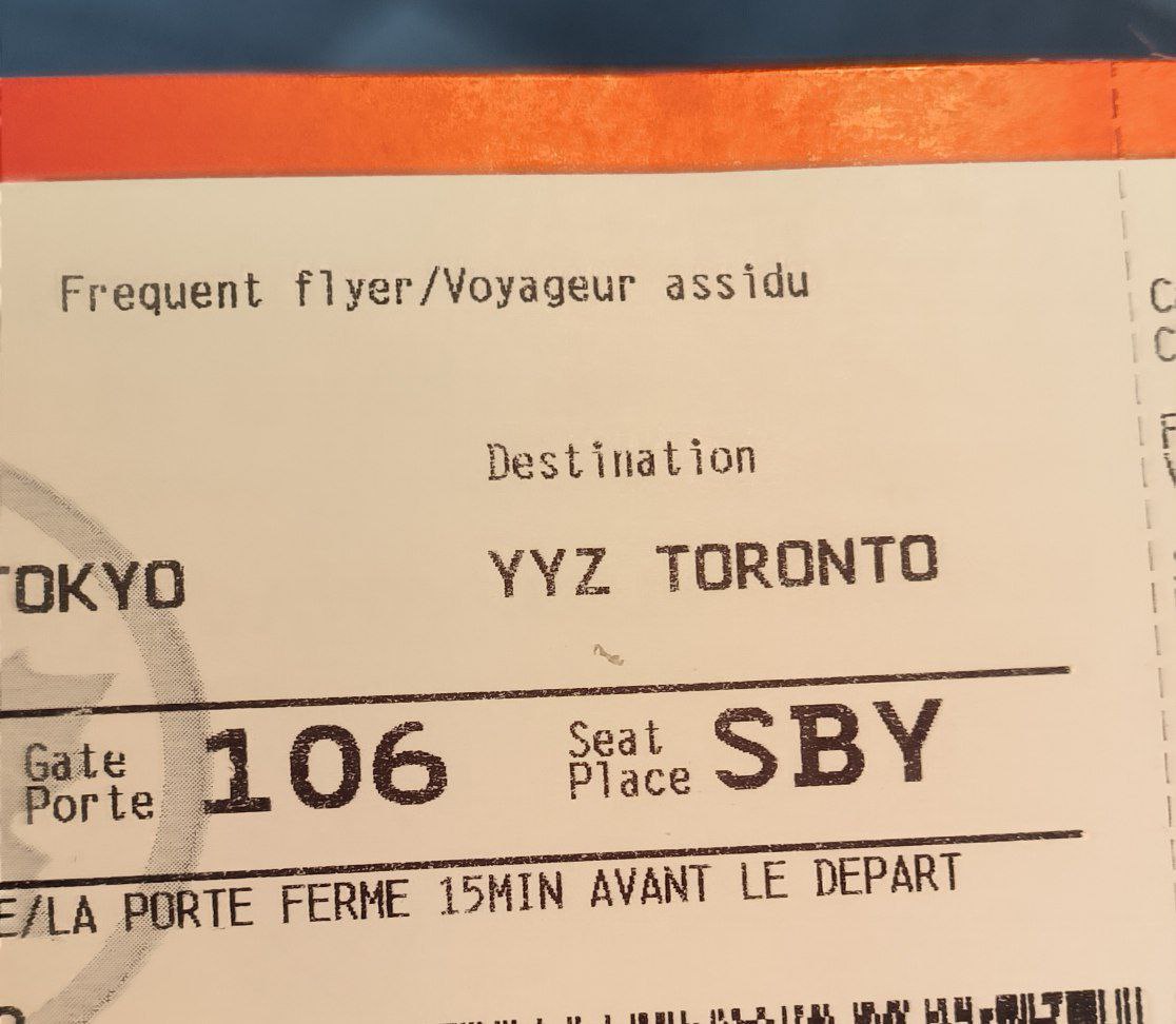 A worthy start to the flight - they gave me a ticket without a seat))), media 1