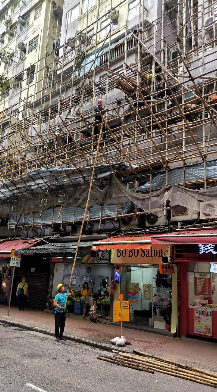 #Hong Kong is one of the last cities in the world where bamboo scaffolding is widely used., media 2