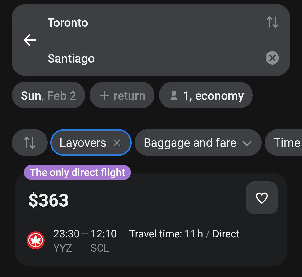 I'm looking at tickets from Toronto and realize that for a relatively small amount of…, media 1