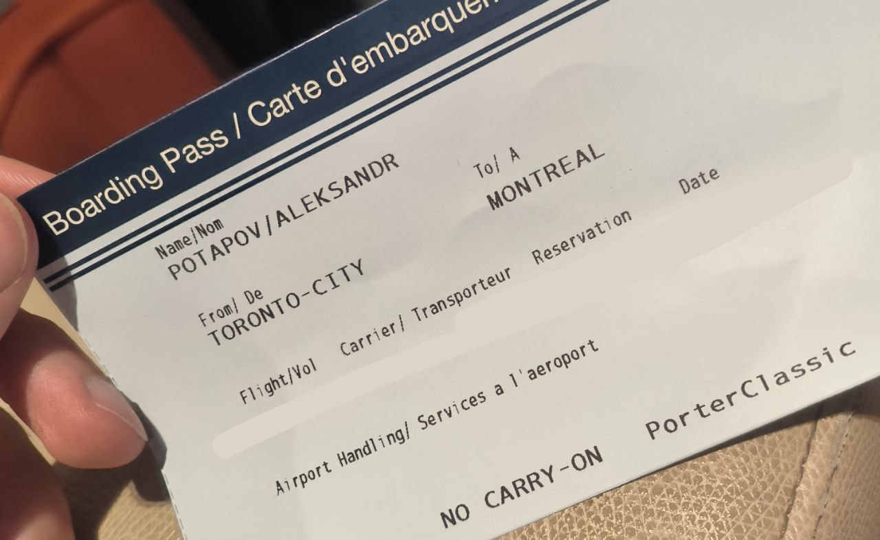 #Toronto -> #Montreal, media 1
