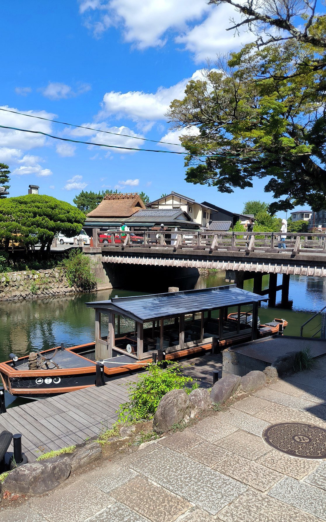 #Kyoto is built on the wide Kamogawa River., media 1
