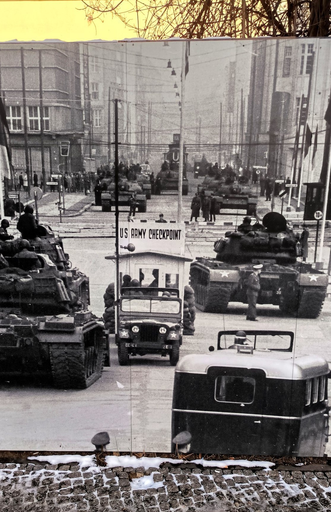 One of the politically charged places in #Berlin is still Checkpoint Charlie., media 2