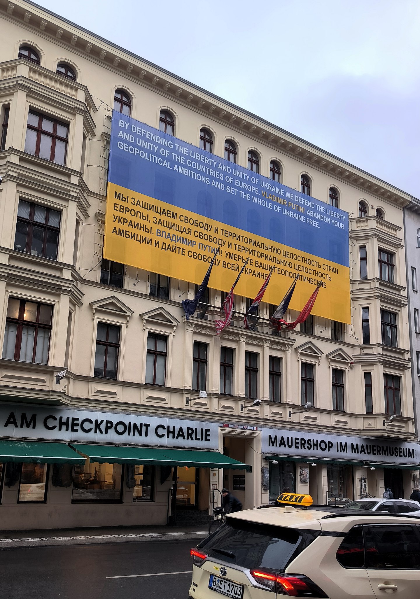 One of the politically charged places in #Berlin is still Checkpoint Charlie., media 5