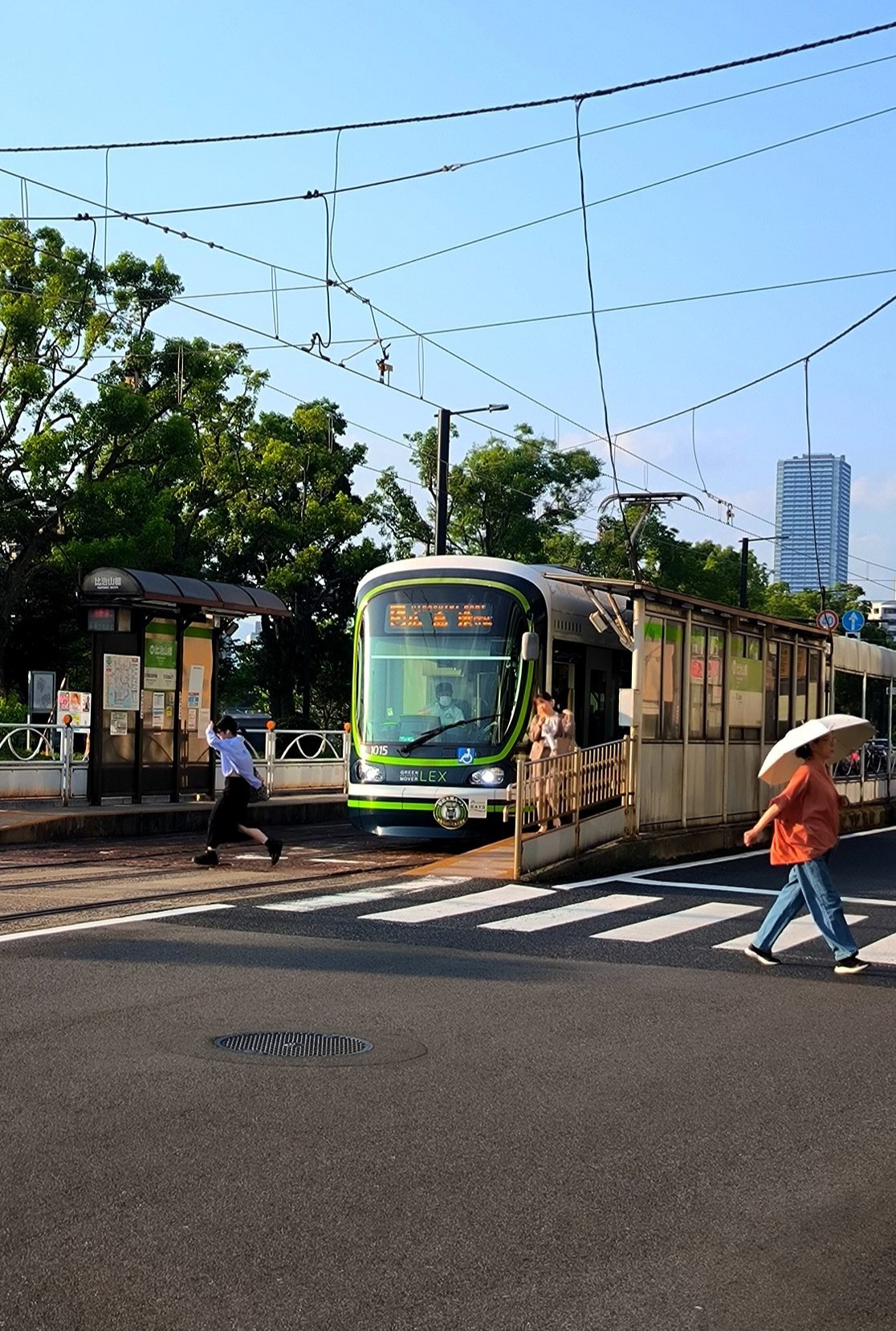 #Hiroshima is one of the few major cities in Japan where trams still operate., media 2